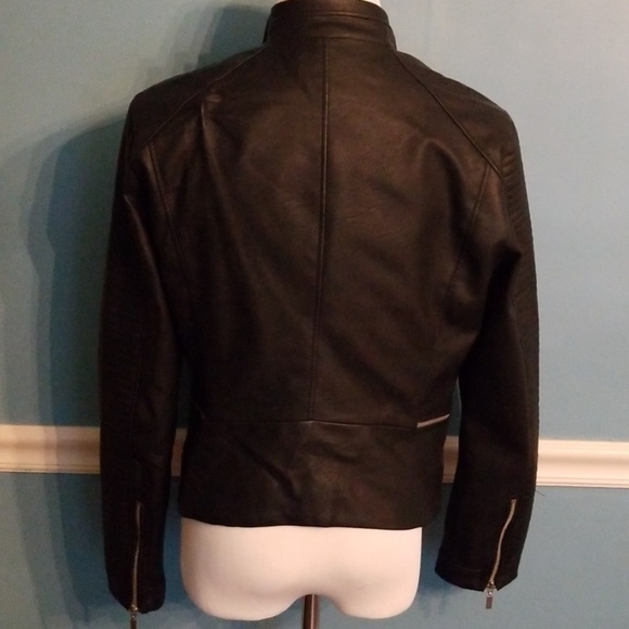 EUC Vegan Moto Jacket M - Picture 4 of 6